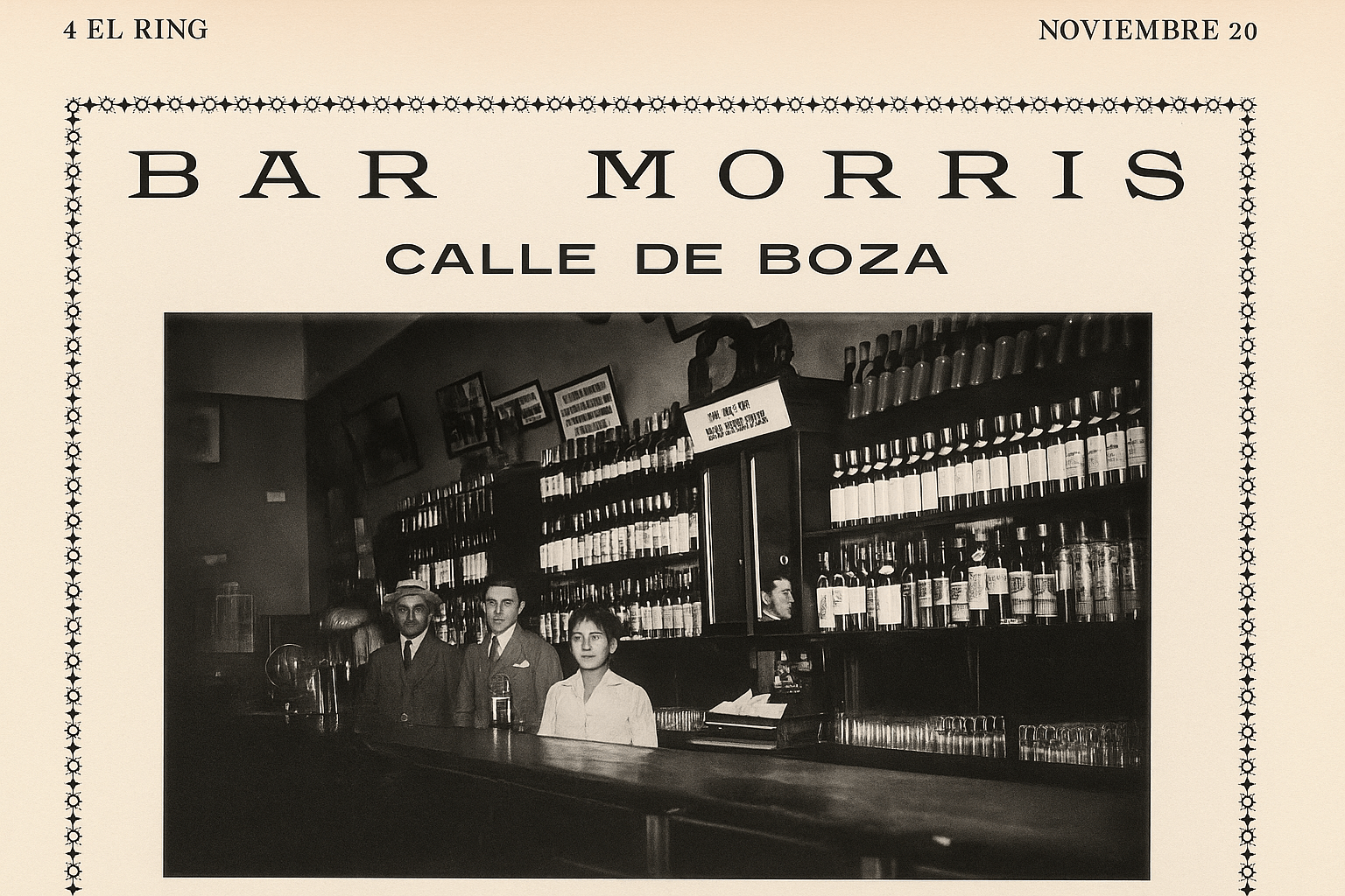 foto del bar morris en alta resolución